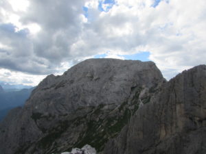Vista del monte Peralba dalla vetta