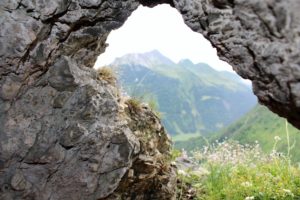 vista da una postazione austriaca